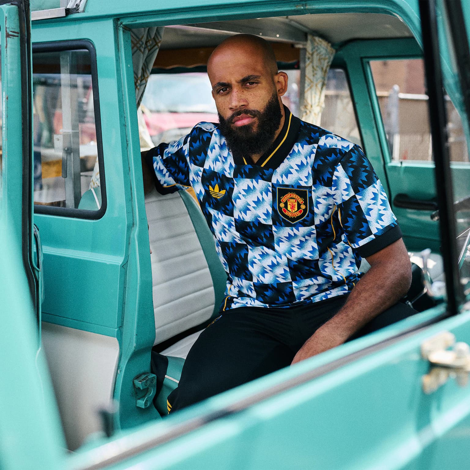 Manchester United x adidas LFSTLR Jersey Blue