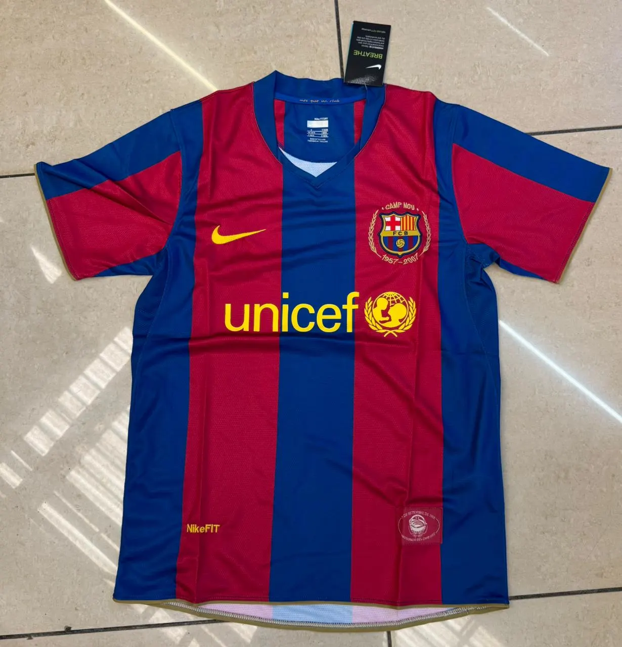 Barcelona 50th Camp Nou Anniversary Kit 2007/08
