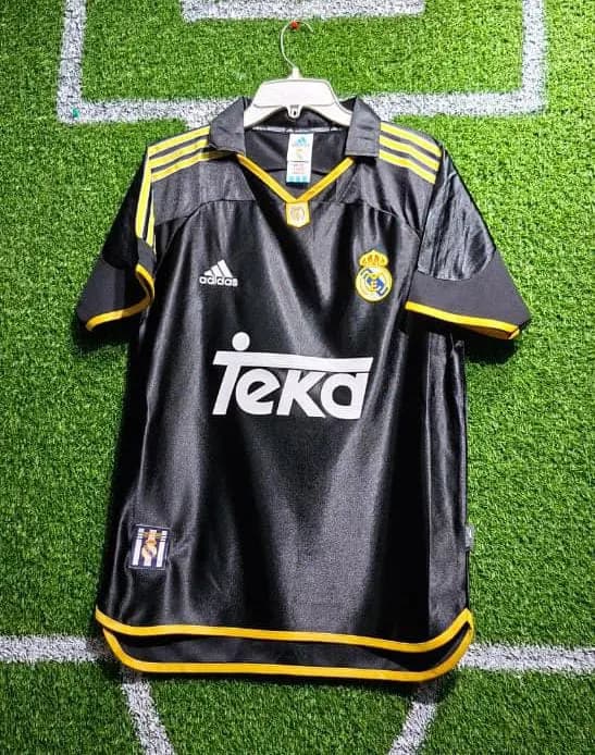 Real Madrid Away TEKA Black 1999/2000 Jersey