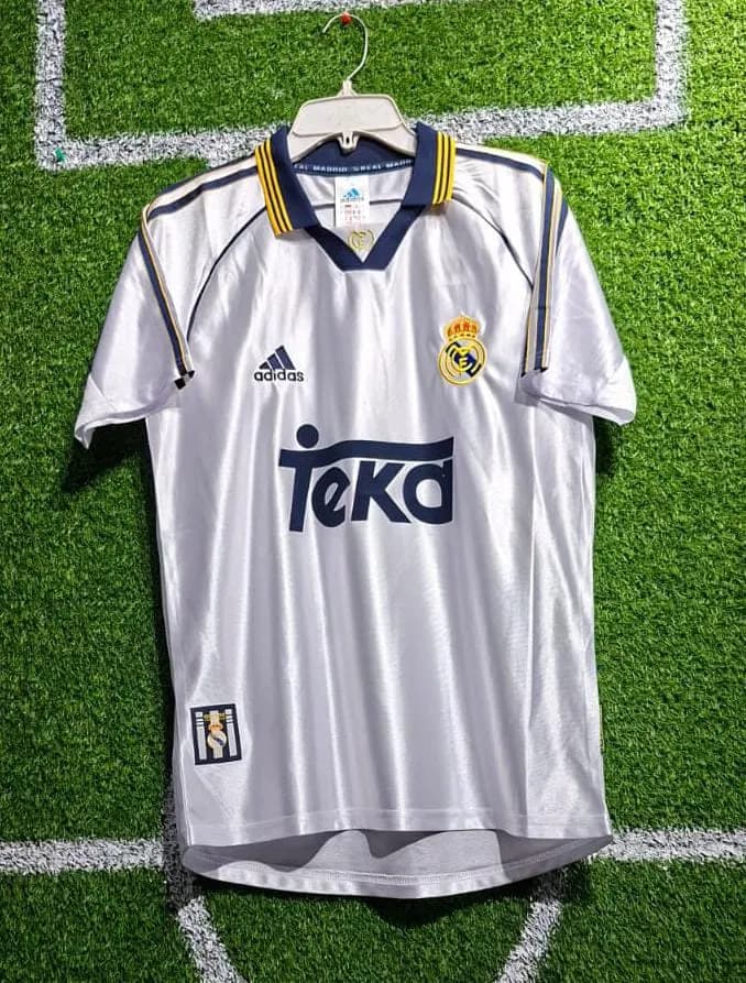 Real Madrid Home TEKA White 1999/2000 Jersey