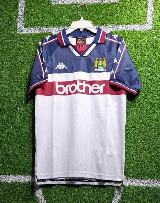 Manchester City Away Kit 1997/98 Jersey
