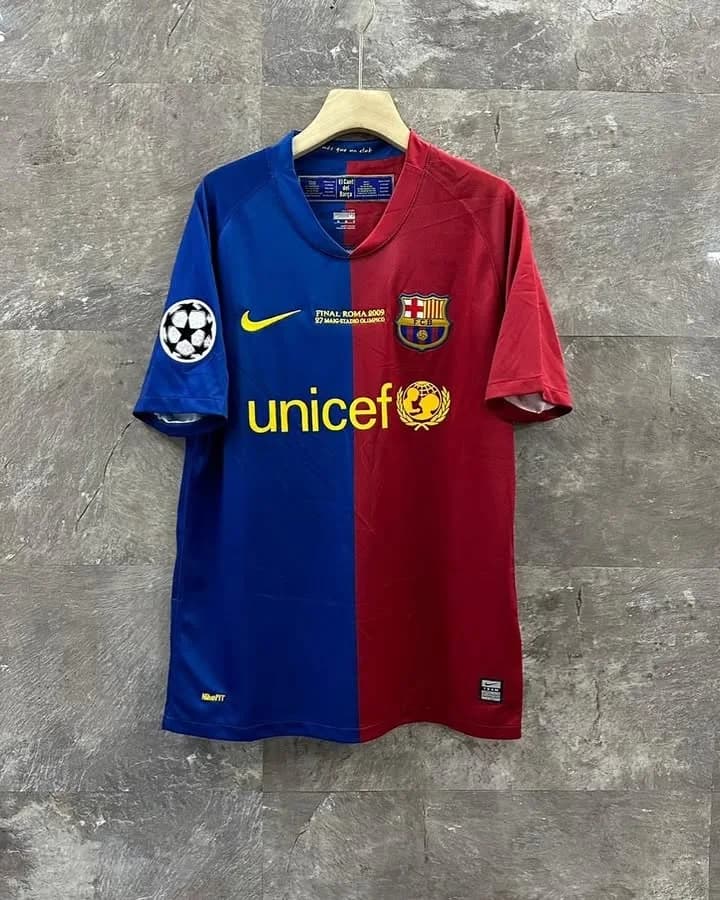 Barcelona 2009 Champions League Final Kit