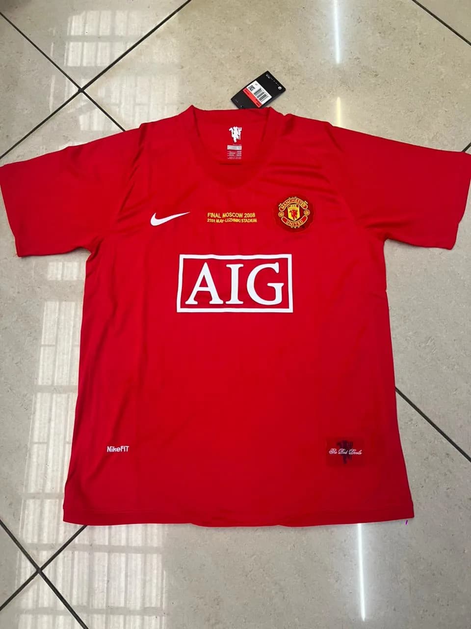 Manchester United 2008 Champions league final kit